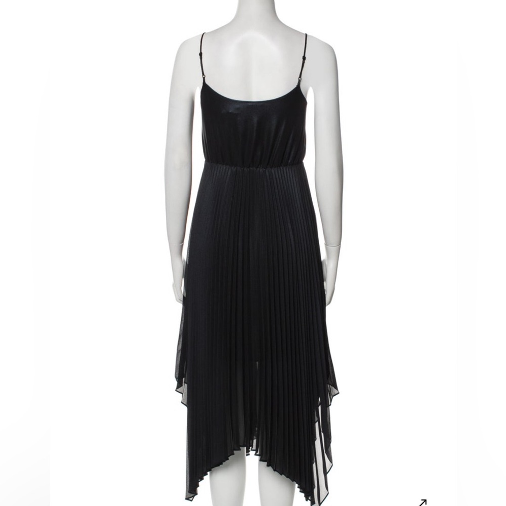 All Saints Beige Pleated Midi Dress - Picture 5 of 7
